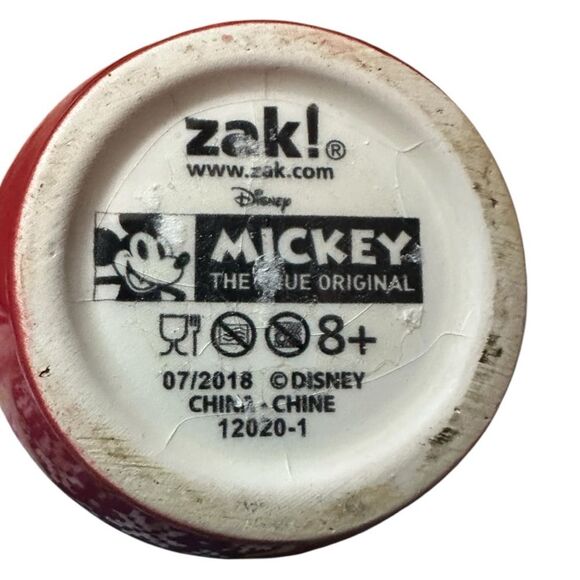 Zak! Disney Red and Black Mickey & Minnie Polka Dot Mugs. Year 2018. - Picture 9 of 10